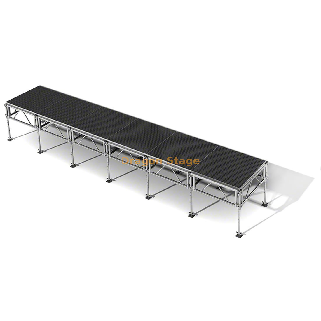 4x4ft Stage Platform for Concert And Event 7.32x1.22m Сценическая платформа 4x4 фута для концертов и мероприятий 7,32x1,22 м