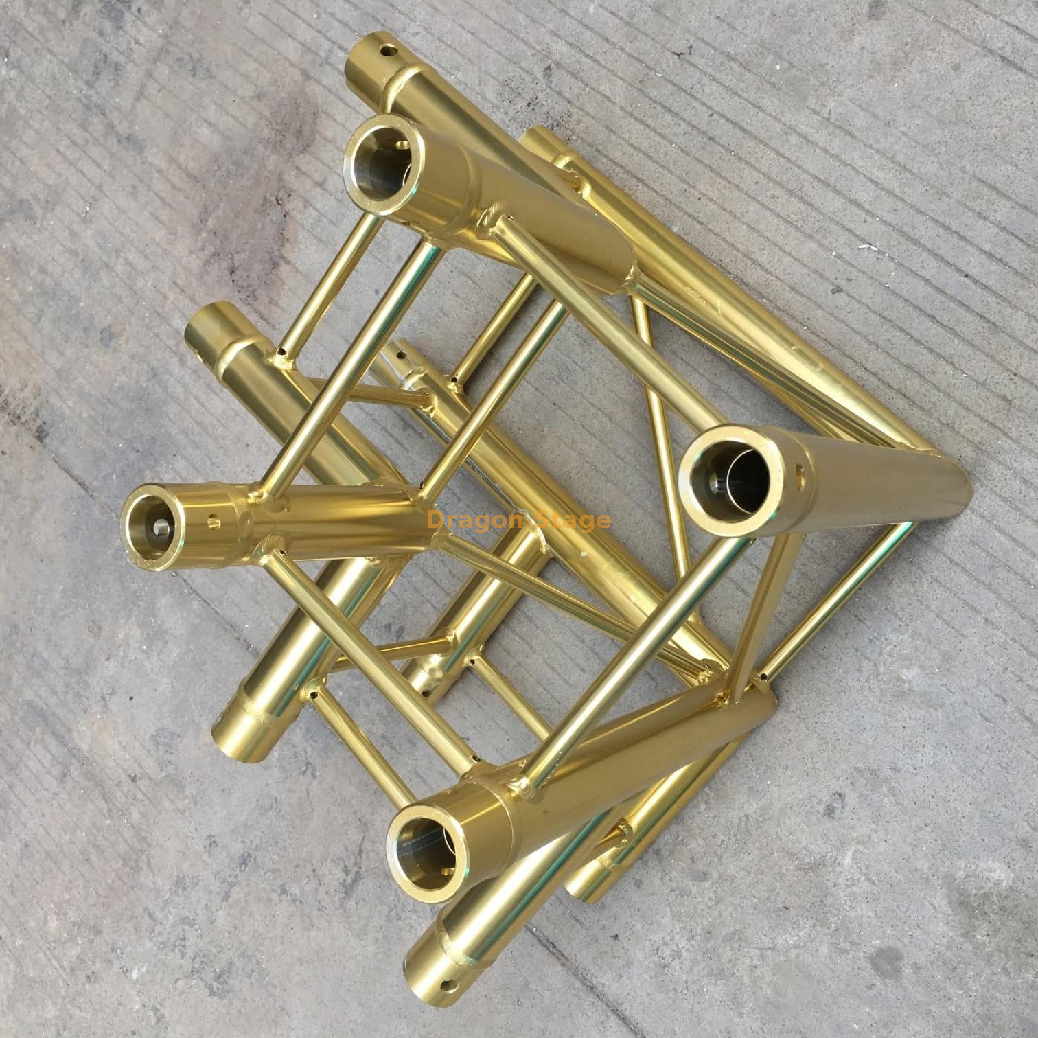golden 3-way truss corner Золотой трехсторонний угол фермы