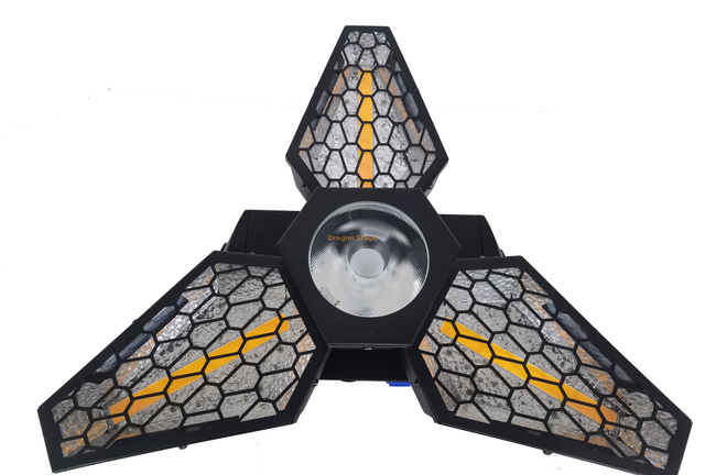 Бесконечный вращающийся ретро-светильник с кленовым листом