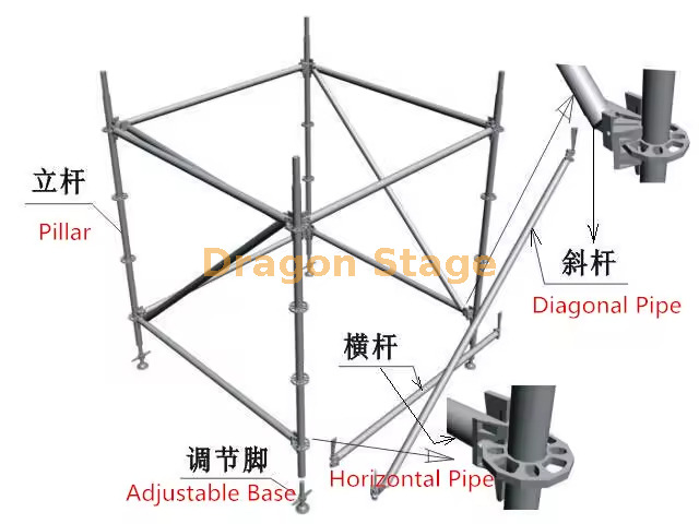 Layer Steel Structure Truss Слой стальной конструкции фермы
