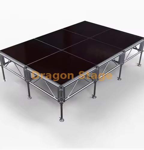 Mini Stage Platform for Show 3.66x2.44m (1) Мини-платформа для шоу 3,66x2,44 м (1)