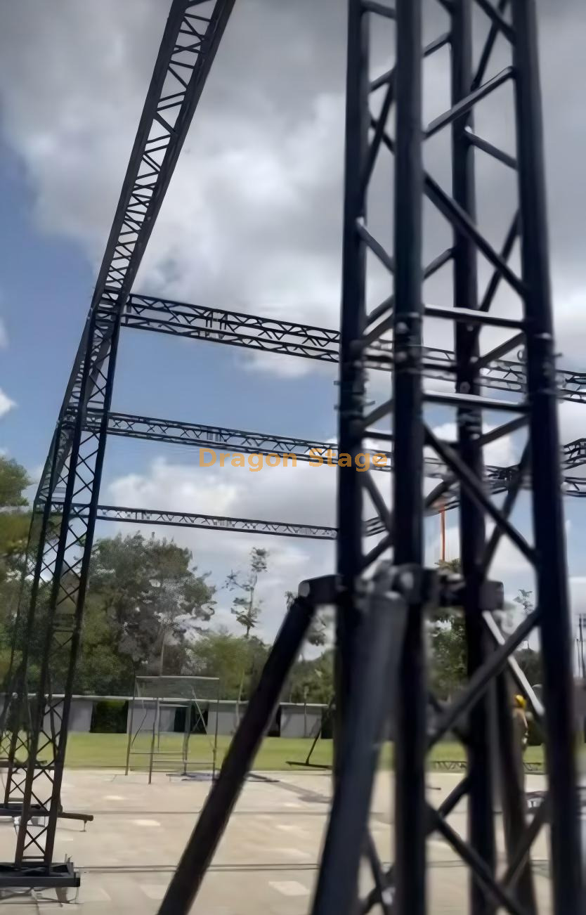 modular truss black (1) модульная ферма черная (1)