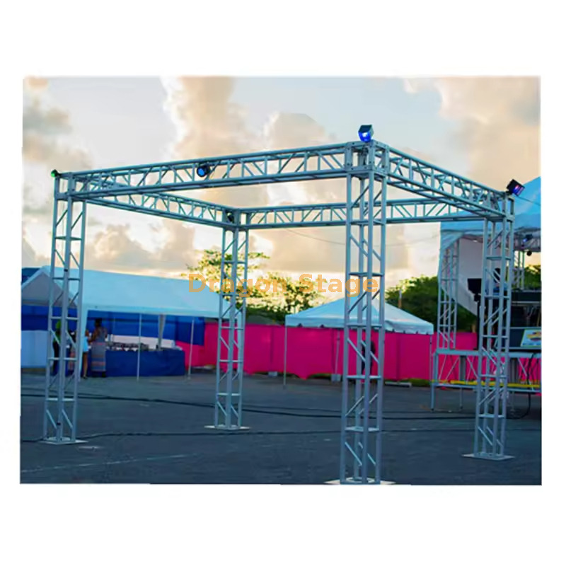 3x3x3m Aluminum Bolt Truss Exhibition Stand Booth Box Truss 3x3x3m алюминиевый болт ферменной конструкции выставочного стенда будочки ферменной конструкции
