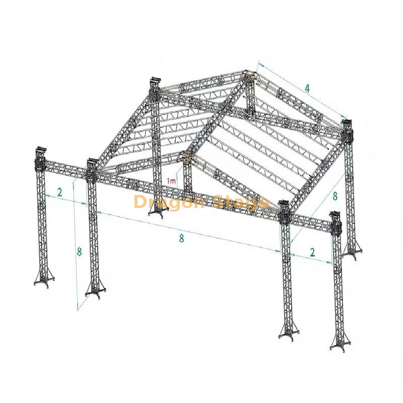 large peak roof truss большая ферма пиковой крыши