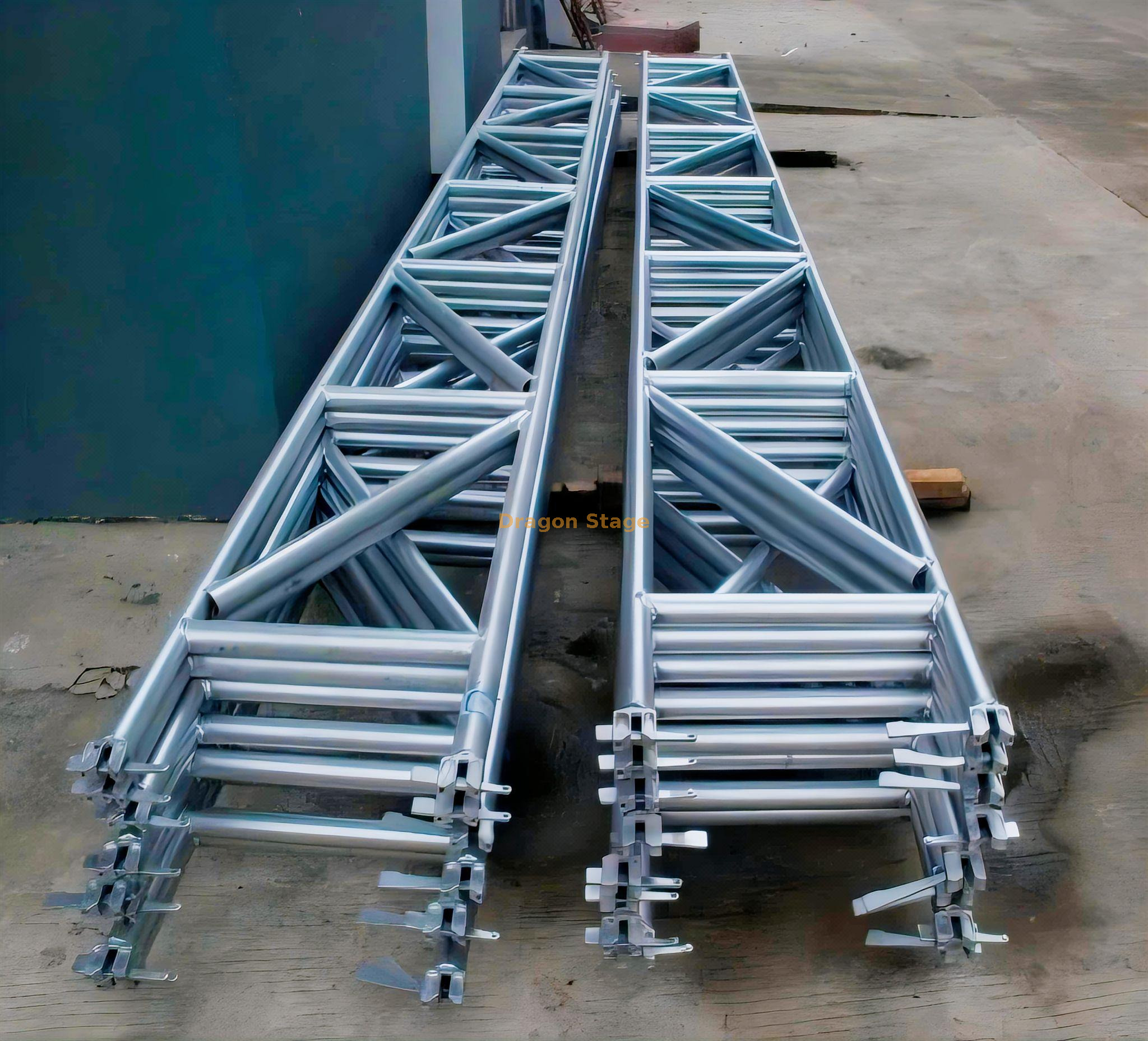 4m Professional Hot Dipped Galvanized Steel Ladder Beam(1) Профессиональная лестничная балка из горячеоцинкованной стали длиной 4 м(1)