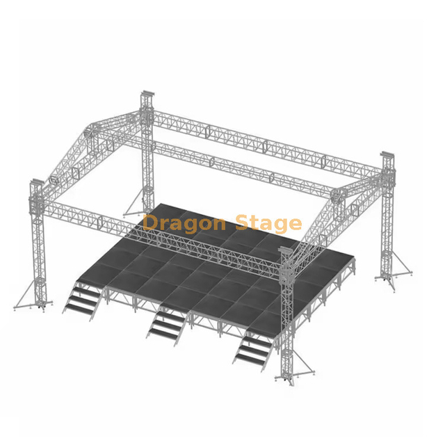 Стандартная треугольная конструкция крыши 12x9x6m