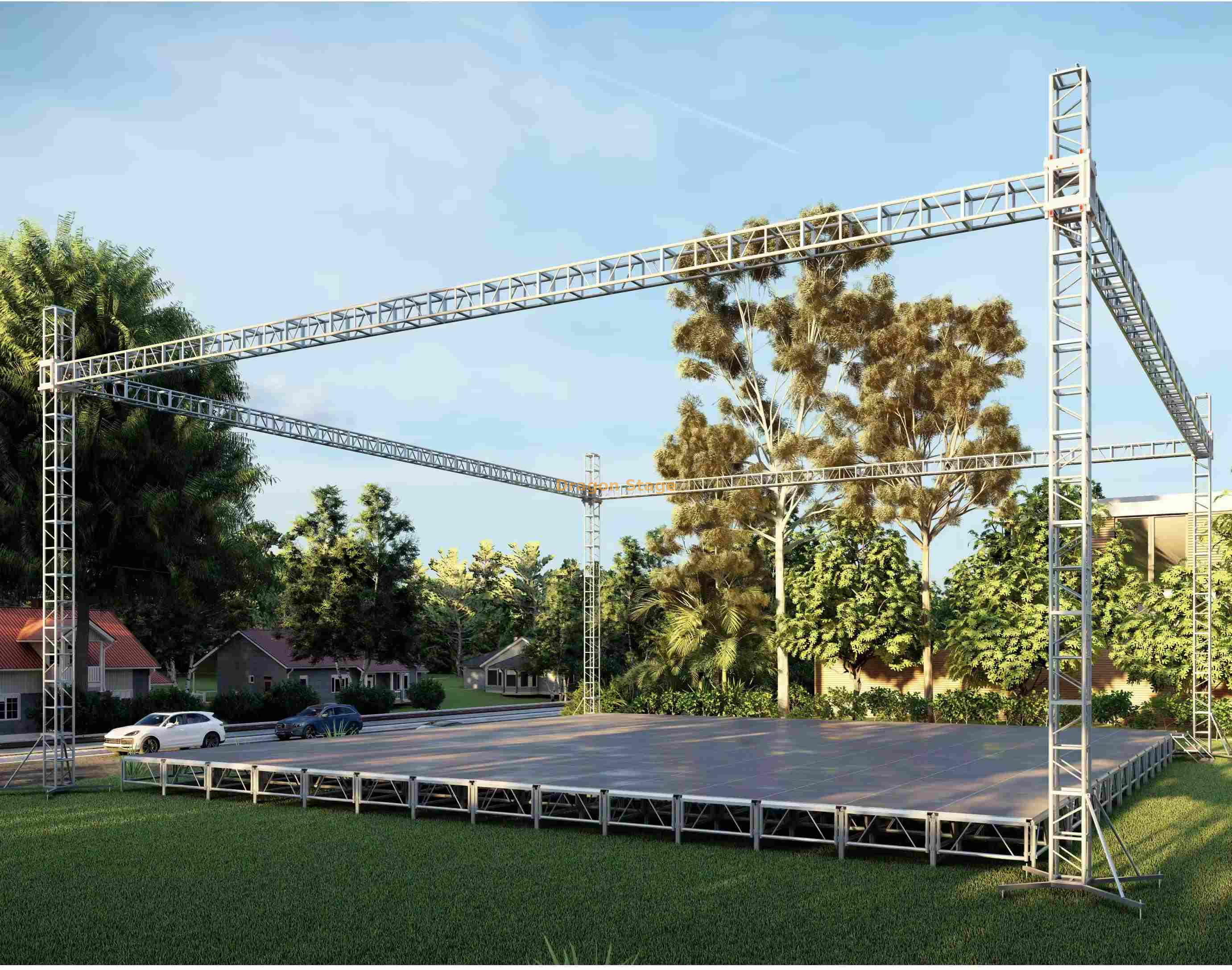 Aluminum Portable Stage Алюминиевая портативная стадия