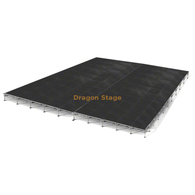 Модульная алюминиевая сценическая система 40x40 футов с регулируемыми ножками