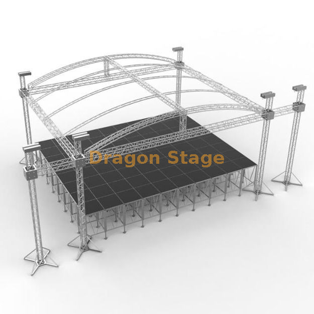 Кривая концерта Кривая крыша ферма 10x8x7m