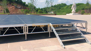 DJ Outdoor Music Stage Setup 8x4m