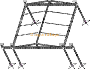 Концертный алюминий портативная ферма 9x8x8