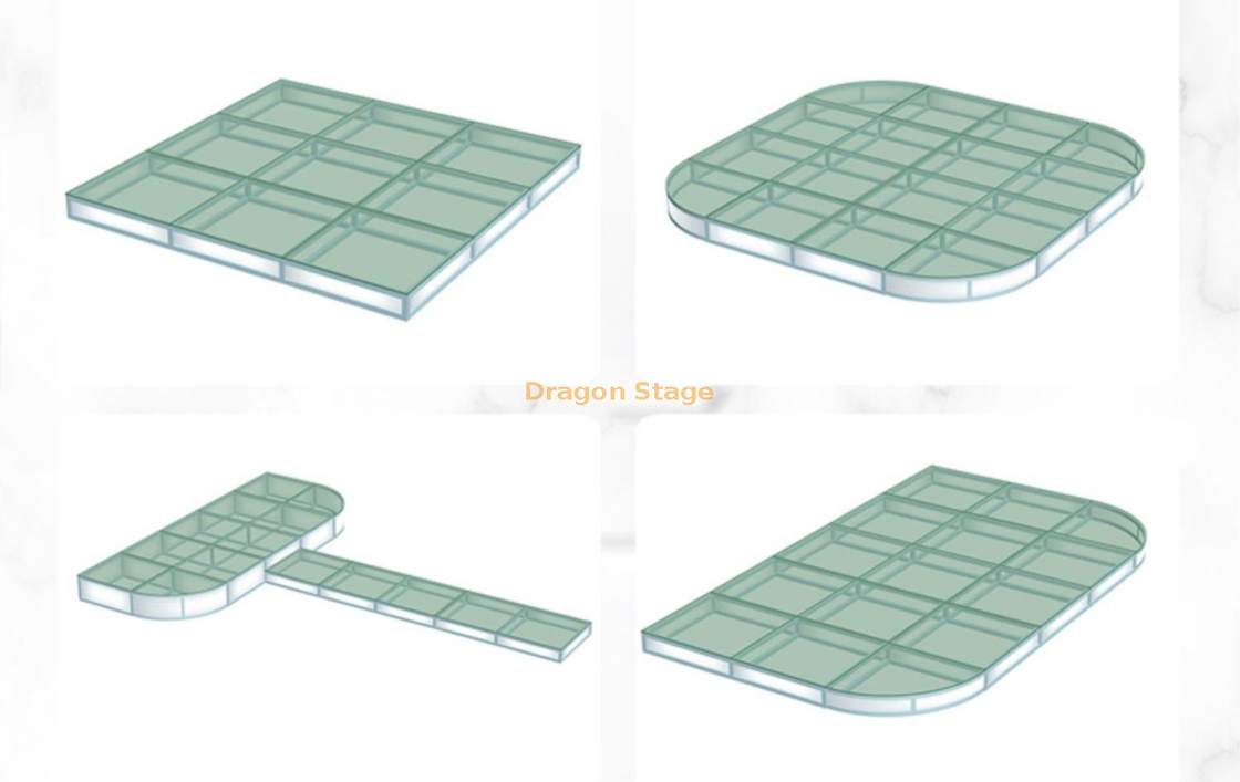 Clear Ploming Bool Cover Stage 12.2x6.1m