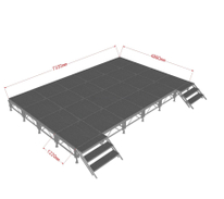 Алюминий 4x4ft сцены стадии постановки настройки платформы складной платформы 7.32x4,88M