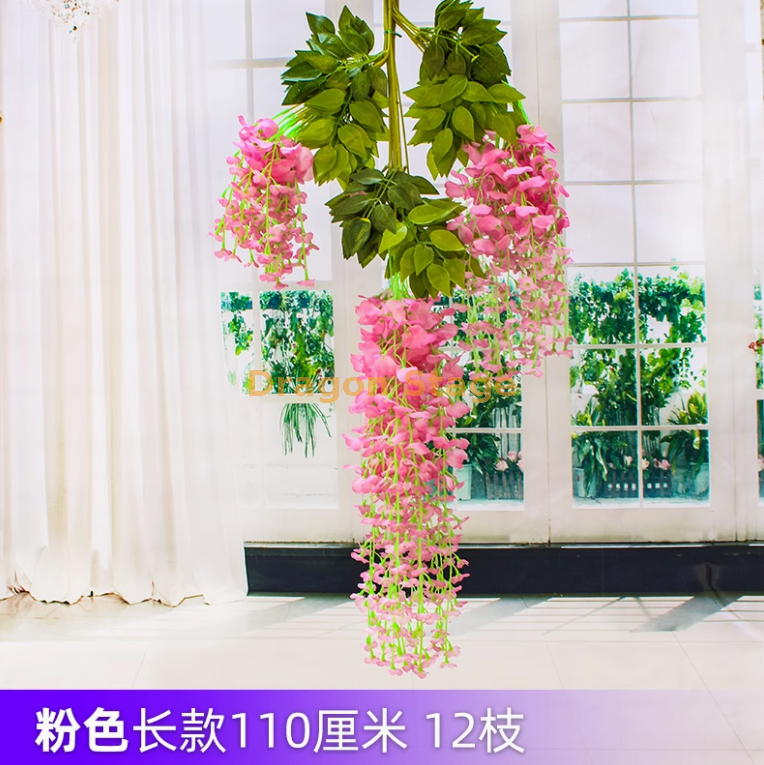 长款粉色 (12 枝)