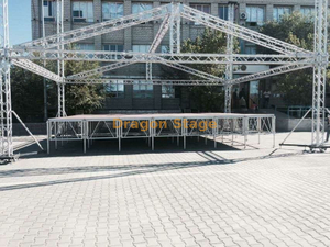 Алюминиевая концертная сцена на крыше 9x9x6m