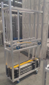 Алюминиевая выполненная на заказ тележка пандуса кабеля/алюминиевая промышленная тележка погрузочно-разгрузочных работ