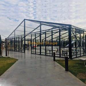 Black Frame Black Frame 15x30M Свадебная вечеринка со стеклянной стеной и кассетой