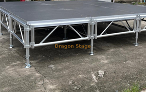 Портативная алюминиевая рама сцены платформы Регулируемая высота фермы 15,86x8,54 м