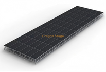 Регулируемая алюминиевая передвижная сценическая система 20x6 м (высота 0,4–2 м)