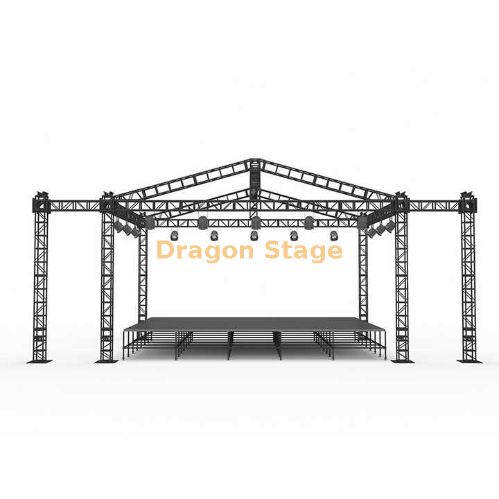 Концертный динамик крыша сцены фермы 6x6x6m