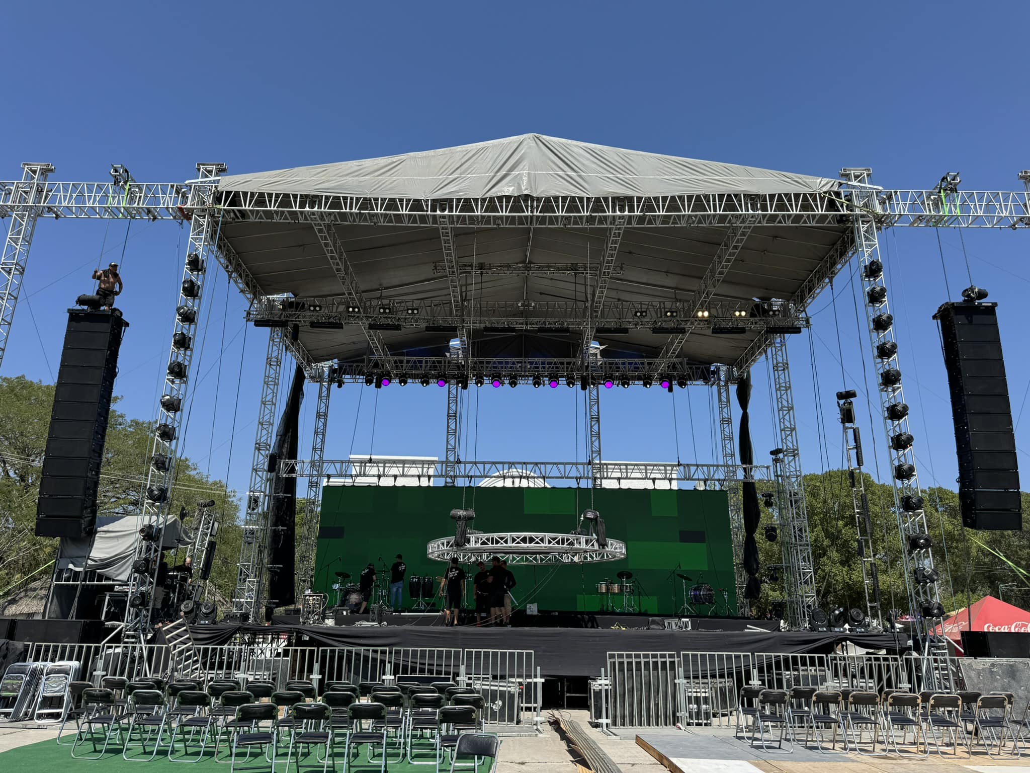 Стадия крыша фермы 24x16x10m