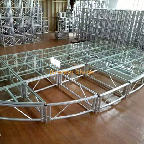 Arena lmport Circular Glass Stage для свадьбы на мероприятии