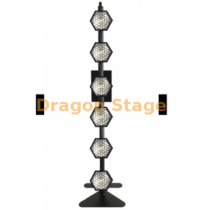 6 линейных шестиугольных пиксельных фонарей COB