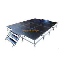 4,88x3,66 м уличная сцена быстрой сборки из алюминиевой стали для свадебных концертов 