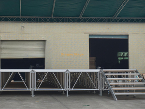 Easy Install Outdoor Event Aplominum Stage 13.42x8.54m