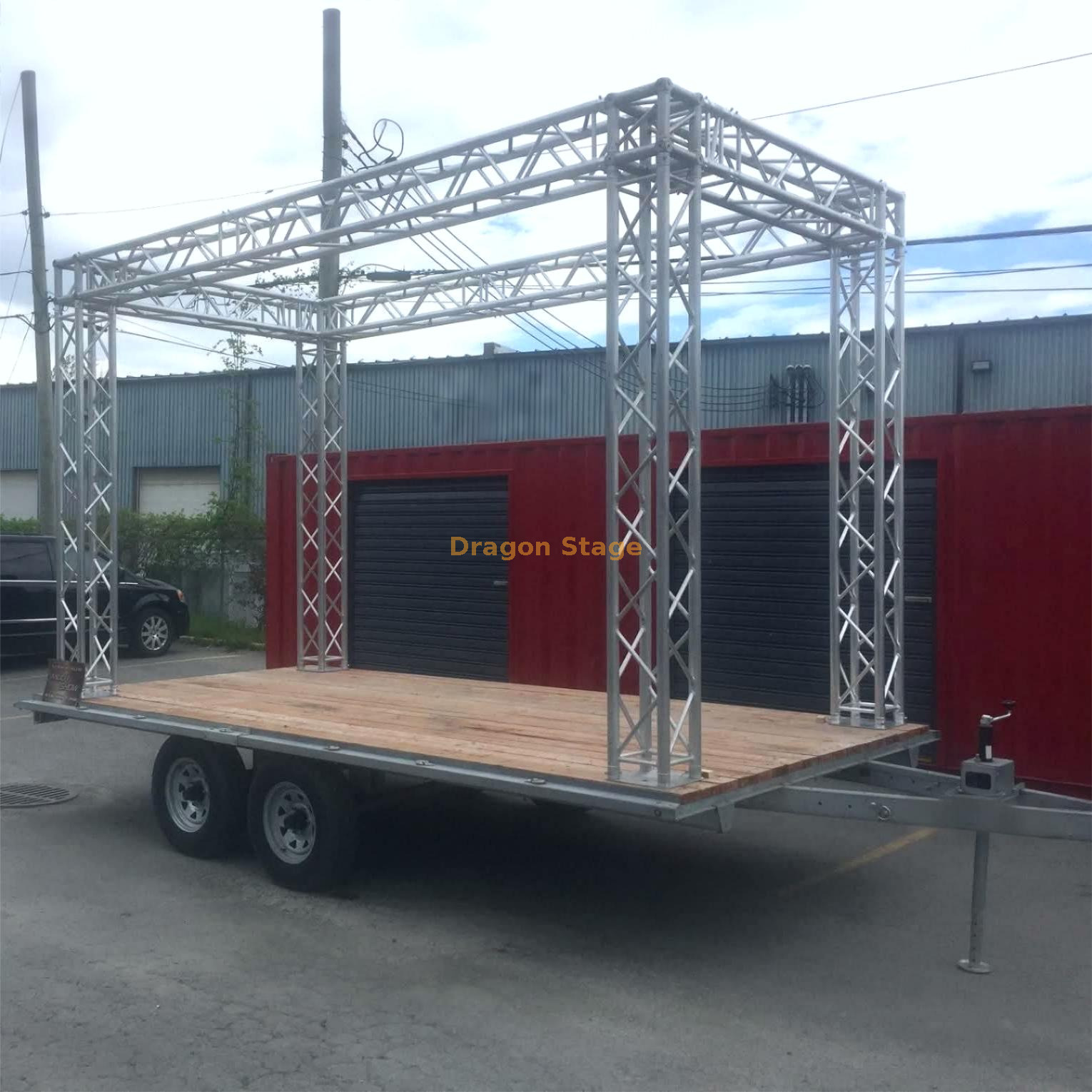 Алюминиевая ферма 4x1x2m для мобильных грузовиков трейлер