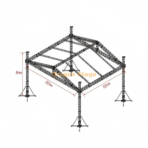 Популярные концертные осветительные алюминиевые фермы System 10x10x9m
