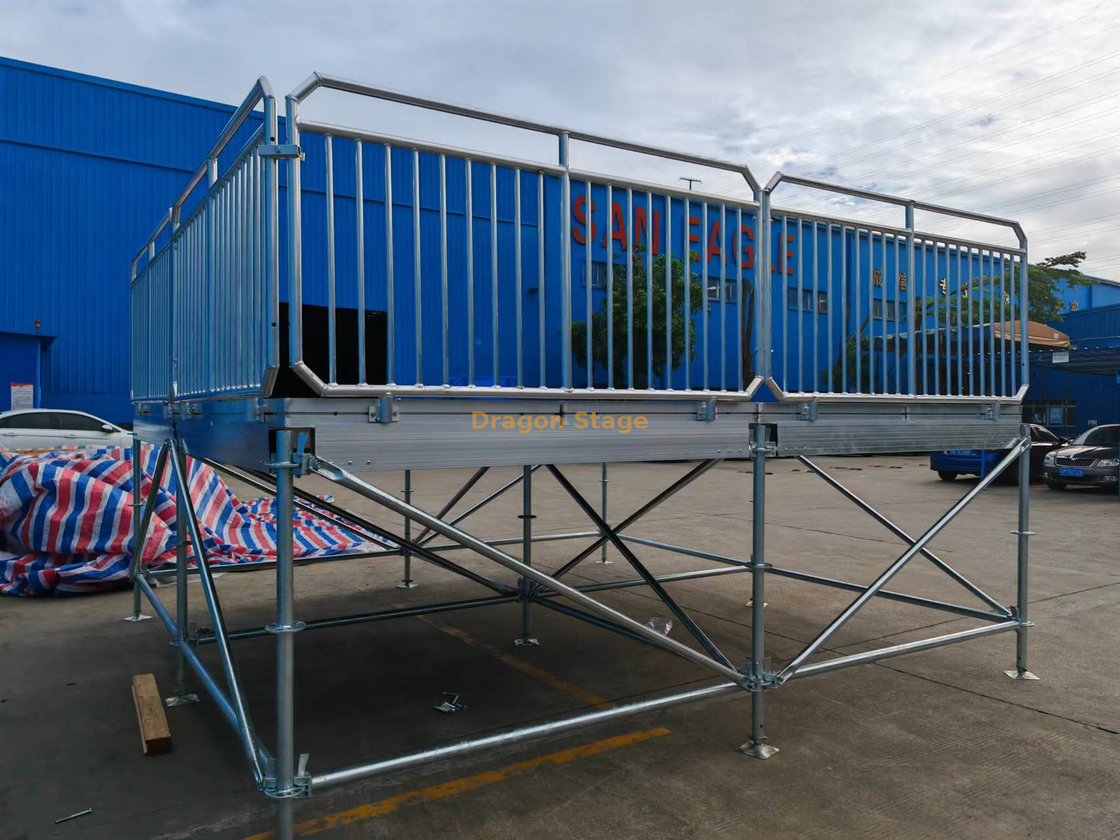 Layher Stage Guardrail для защиты от края