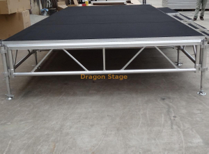 Регулируемая высота алюминиевая портативная стадия для концертных событий на открытом воздухе 16x11m
