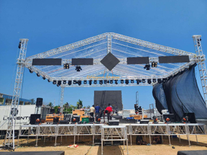Алюминиевая пирамида кровельная ферма Система навеса 15x13x7m