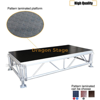 Платформа этапа события свадьбы алюминиевого сплава регулируемая для на открытом воздухе 11кс10м