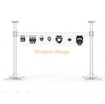 Ферменная система стойки ворот из алюминиевого сплава 7x7 м | Мобильная установка для светодиодного и сценического освещения