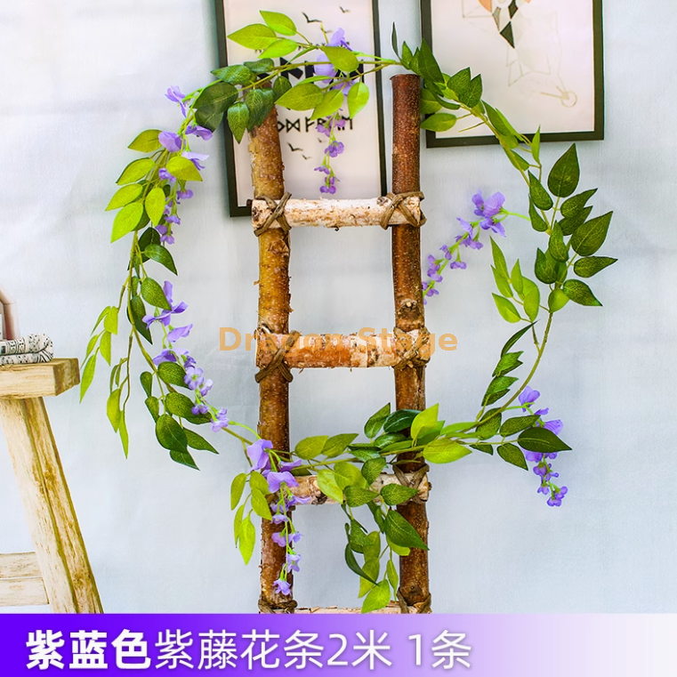条蓝色 紫蓝紫藤花