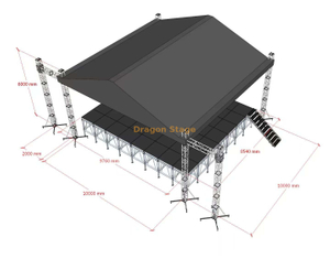 Концертная сцена на открытом воздухе ферма 10x10x6m