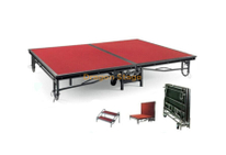 Железная стальная складная красная площадь на открытом воздухе алюминиевая портативная сцена