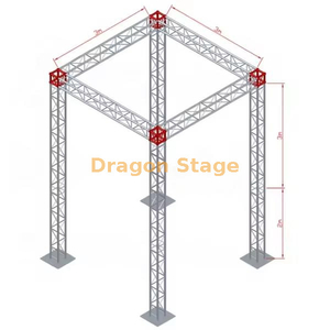 200x200 мм мини -выставочная выставочная киоска фермы 3x3x5m