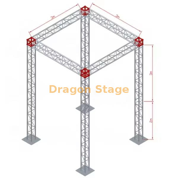 200x200 мм мини -выставочная выставочная киоска фермы 3x3x5m