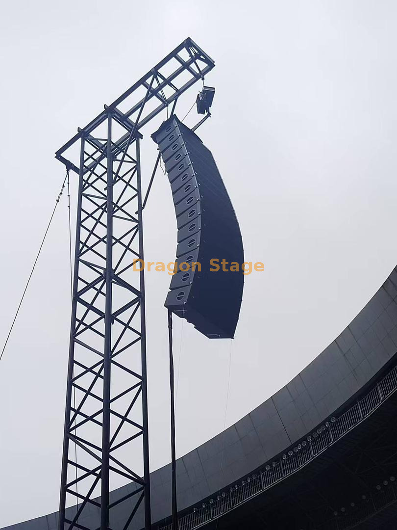 Звуковая башня черная краска 1x1m Стоя с 1х1,8 м