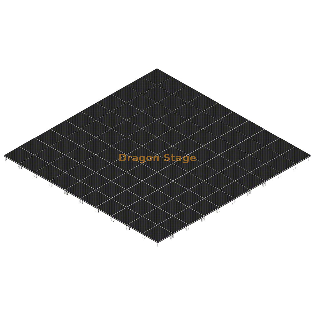 Портативная алюминиевая передвижная сценическая система размером 40х40 футов для музыкальных мероприятий – регулируемая высота от 0,2 до 1 м