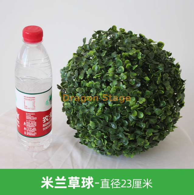 Смоделированная растительная трава мяч Milan Пластиковый зеленый растение потолочный отдел