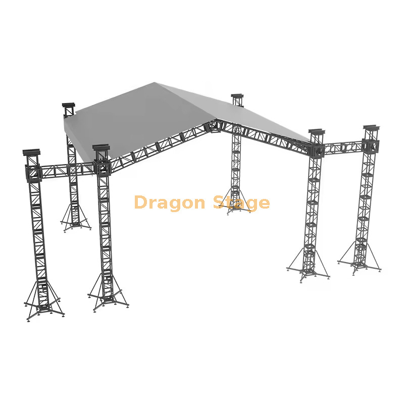 Профессиональная плоская солнцезащитная система 10x8x6 м с крыльями PA