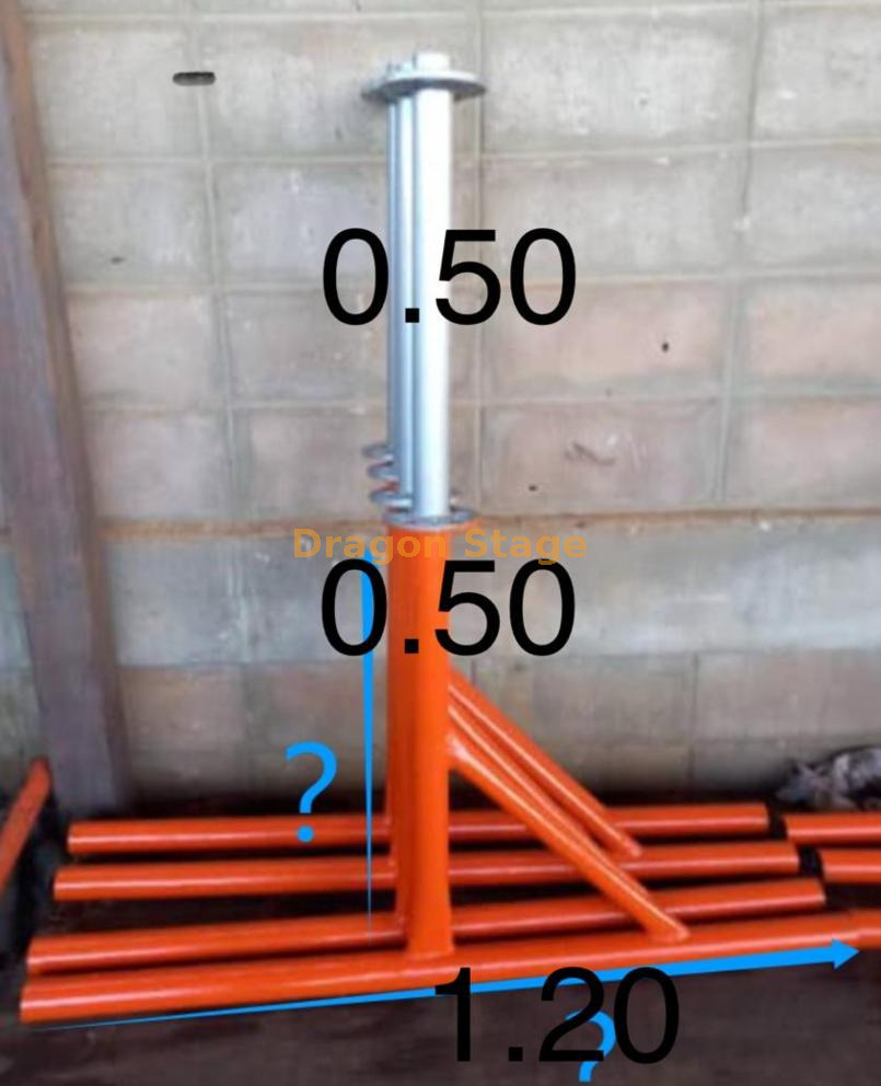 Столб высотой 1 м