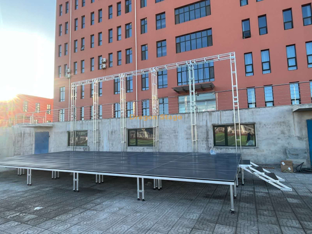 Алюминиевый быстрый сценический театр 10x5m