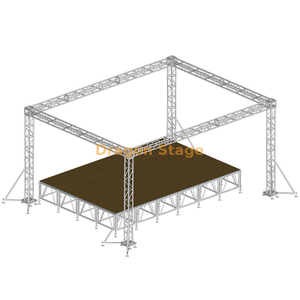 Алюминиевая ферма 5x3x3m стойки освещения этапа свадьбы гостиницы