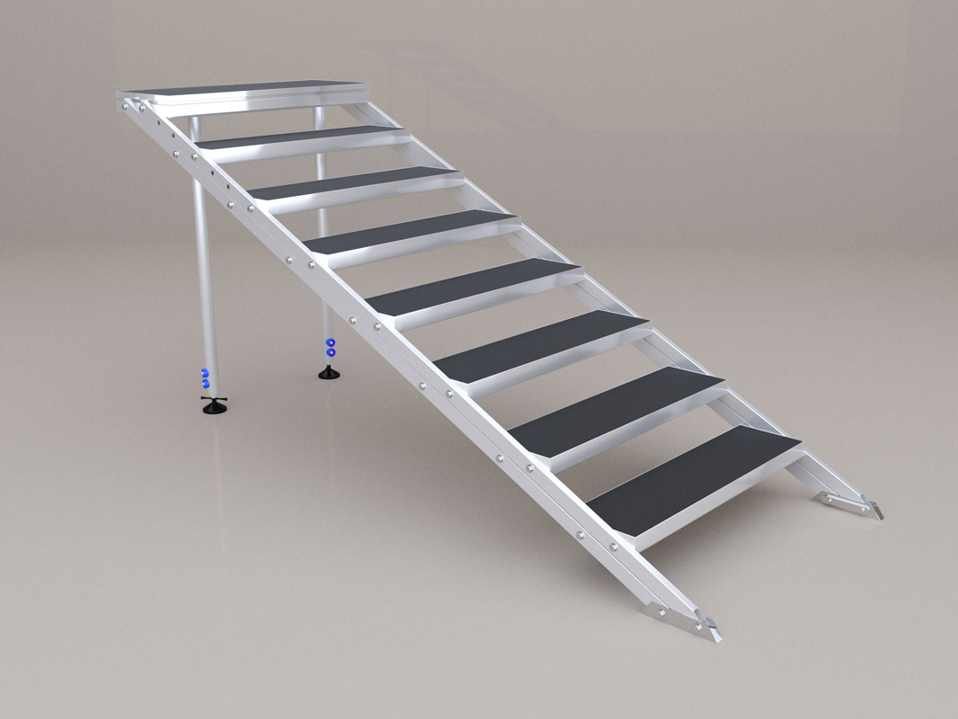 8-ступенчатая лестница