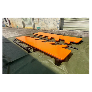 Боковая подвесная лососевая лестница апельсин+черный